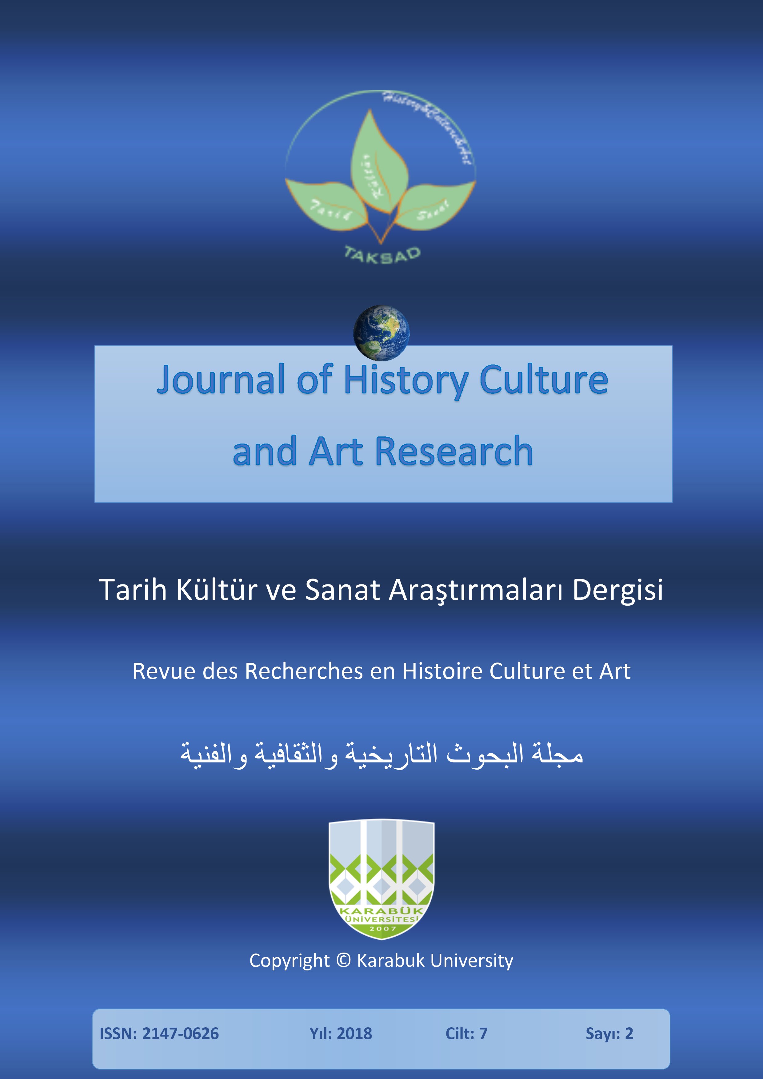 					View Vol. 7 No. 2 (2018): Journal of History Culture and Art Research 7 (2)
				